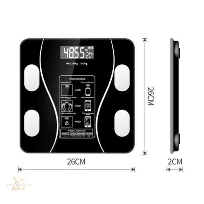 ®ميزان تحليل الجسم الذكي المتصل بالتطبيق